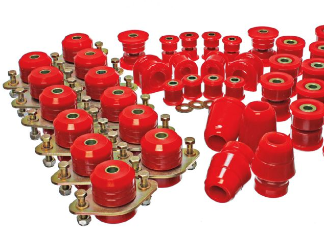 Suspension Bushings Kit Rubber Mounts Spring Steering Hard Poly Polyurethane